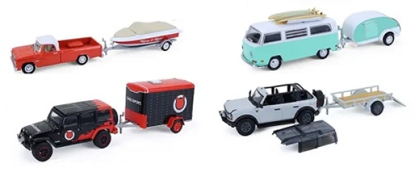 32330 Hitch & Tow Series 33 (Assortment of 6 pcs) 1:64